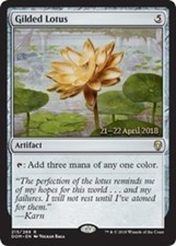 1x Gilded Lotus - Foil - Prerelease Promo NM-Mint, English Prerelease Promos MTG