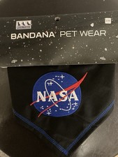 NASA Pet Bandana For Dogs Cats ? Space Theme New In Package Size Small To Medium