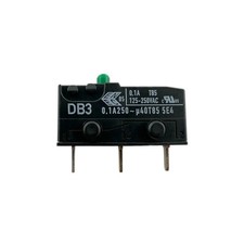 CHERRY DB3 Micro Limit Switch 3-Pin Green Button 0.1A 125/250VAC