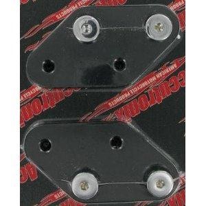 Accutronix Kick Back Adapter Plate - 1-3/8in. Back - Black Motorcycle FCKB103-B