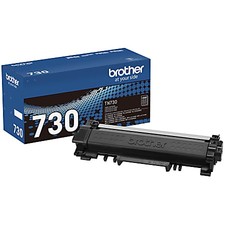 BROTHER  GENUINE TN730 BLACK TONER CARTRIDGE, STANDARD YIELD, SINGLE PACK