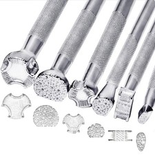 Leather Stamping Tools, Leather Working Saddle Leather Stamping Kit Special S...