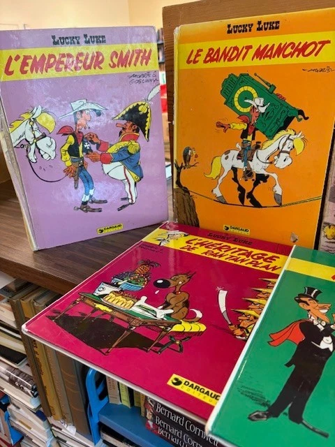 LUCKY LUKE ~ Lot of 10 ~ HC ~ French ~ Illustrated ~ Vintage - Image 4 of 4