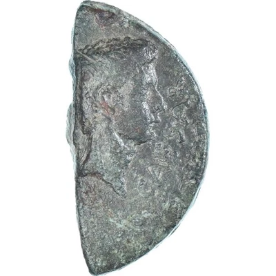 Roman Republic, Octave et Jules César, 1/2 Dupondius, ca. 38 BC, Lyon, Bronze - Photo 1/2