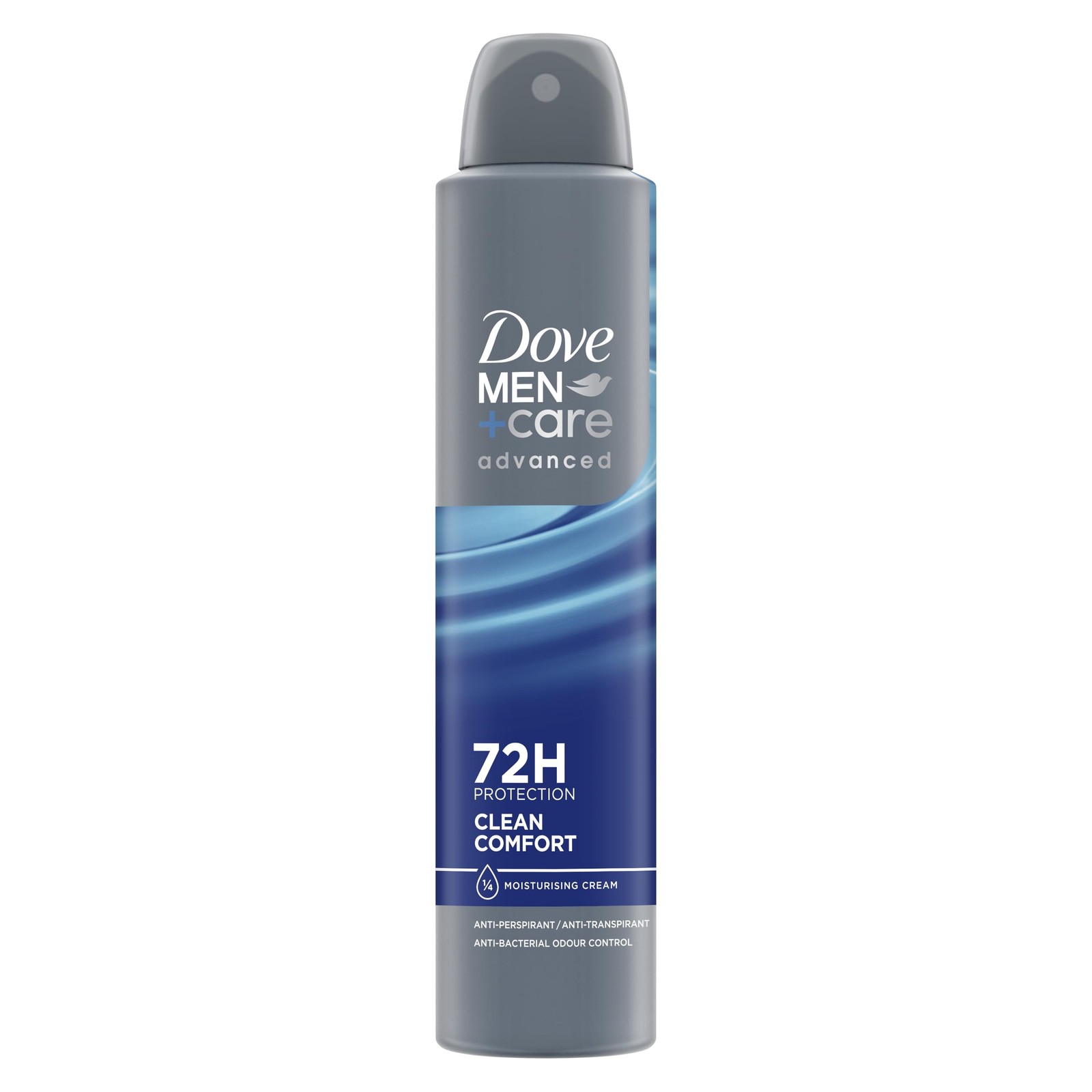Dove Men+Care Advanced Clean Comfort Anti-Perspirant Aerosol Deodorant Spray ...