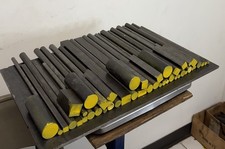 Misc 1018 Steel Round, Square Bar Stock Lot (44 PCS, Approx 37.70 LBS)