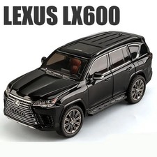1:24 LEXUS LX600 SUV Alloy Diecast Car Model Sound Light Gift Toy Vehicle NEW