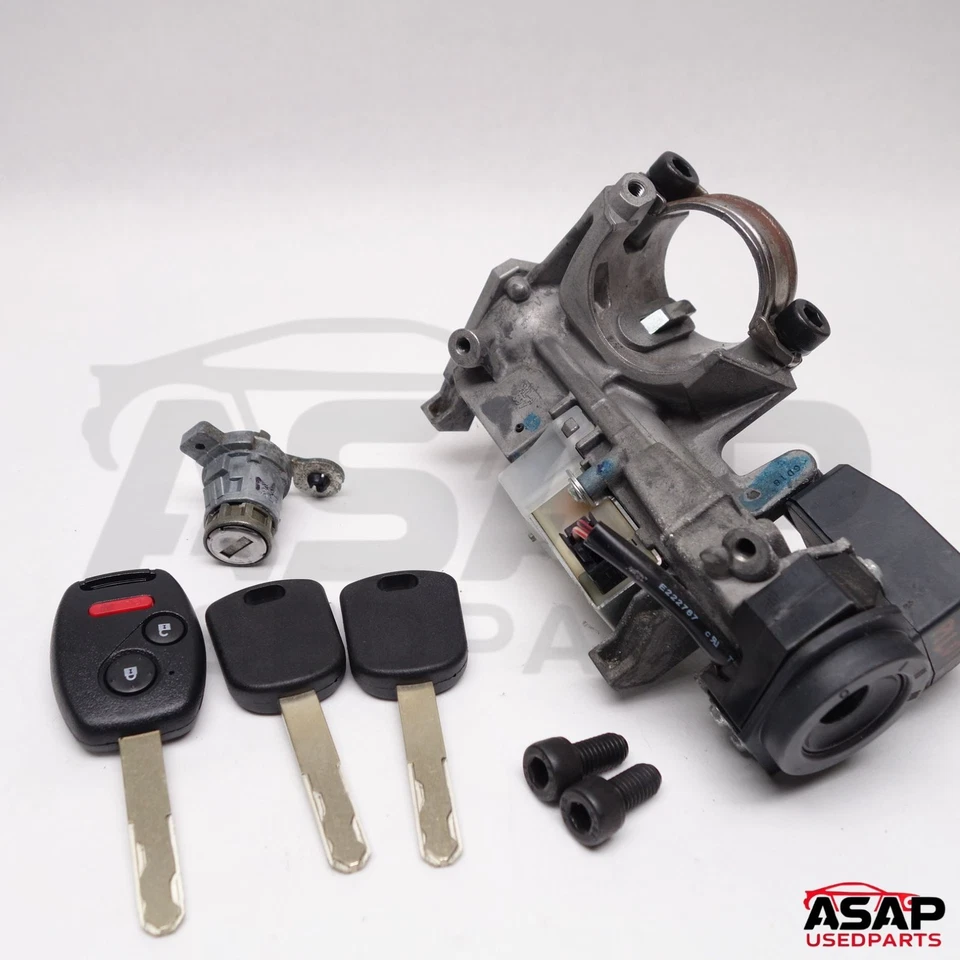 ⚡ INTERRUPTOR DE ENCENDIDO + CILINDRO CERRADURA PUERTA IZQUIERDA + LLAVES ID46 EN HONDA PILOT 2005-2007 Foto 3 de 4