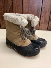 Cat  Jack Boots Kids Size 2 Faux Fur Lined Winter Snow Waterproof