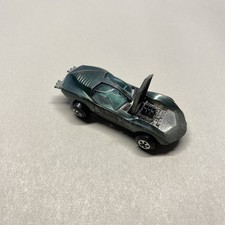 Johnny Lightning Topper Custom Mako Shark Dark Green Topper Redline Wheels