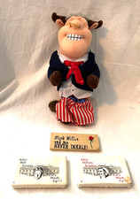 Bill Clinton Infamous Meanies Plush, Clinton Mini Soaps Slick Willie Magnet