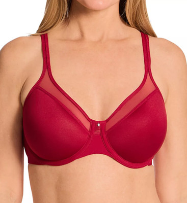 BALI One Smooth U Ultra Light Shaping Wireless Bra 36C Scarlet Berry DF3439