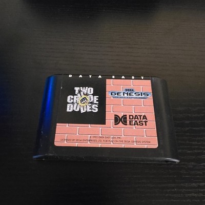 Two Crude Dudes (Sega Genesis, 1991)  Cartridge Game Only  - Tested Works