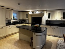 Cream Shaker Kitchen Including Worktops And Integrated Appliances
