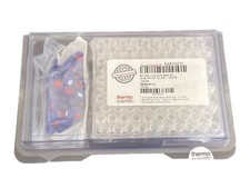 100/Pk THERMO 2mL Clear Glass Graduated Vials w/ 9mm SureStop Caps 6AK592W