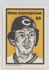 1985 O'Connell & Son Ink Series 2 Dave Concepcion #55 hg6