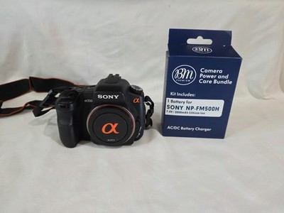Sony Alpha A200 10.2MP Digital SLR Camera Body - Wall / Car charge