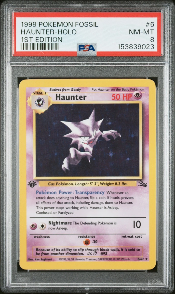ポケモン - Haunter ゴースト 1ED 1st Edition 英語版 6/62 Haunter 6/62 Fossil for sale | eBay