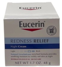 Eucerin Redness Relief Dermatological Skincare Night Creme Night Cream 1.7oz