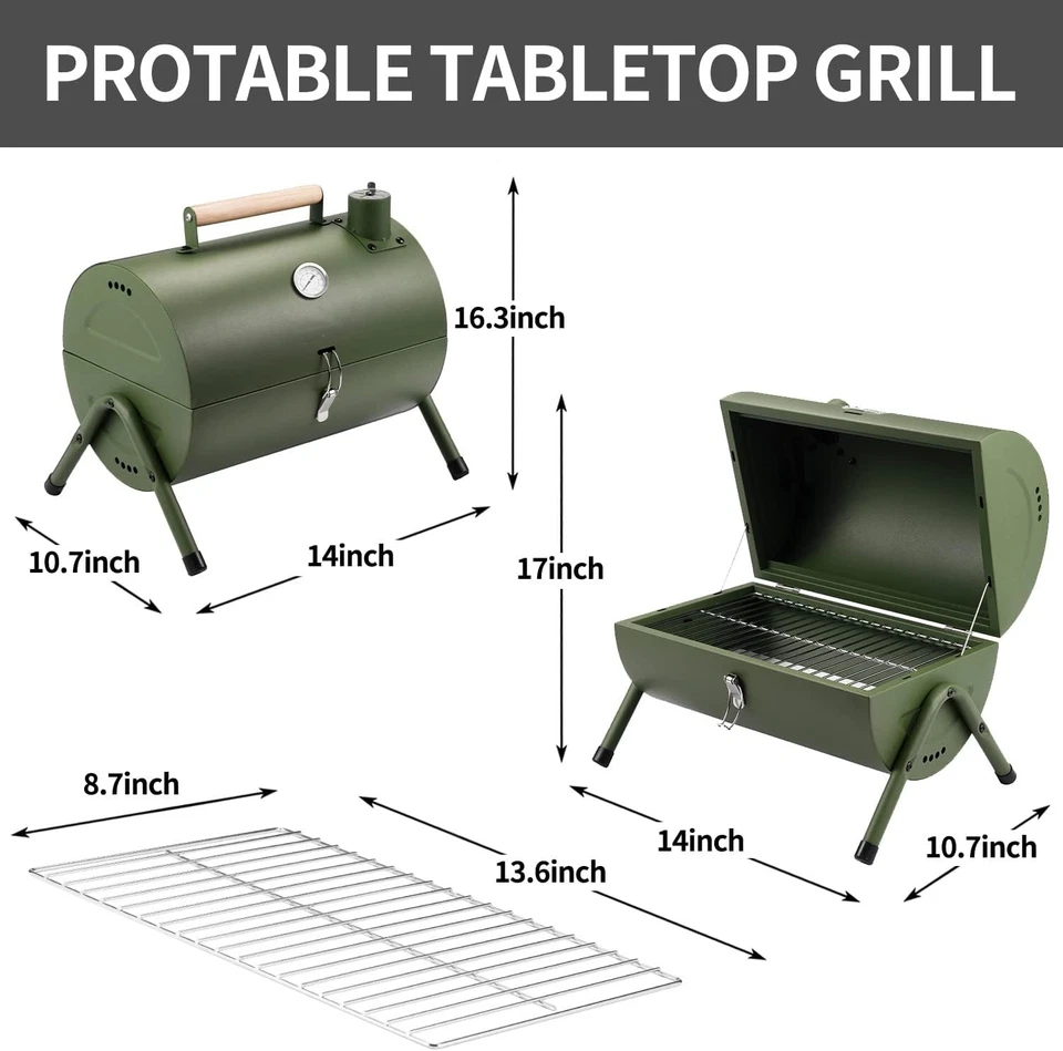 Asadores De Carbon Portatil Asador Para Asar Carne Parrilla Barbacoa BBQ Grill. - Image 3 of 4