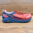 Womens 11 Altra Olympus 4 Trail Running Shoes Sneakers Coral Navy AL0A4VQW447