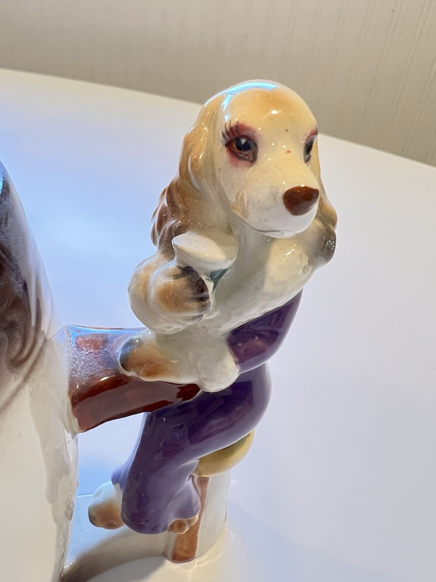 Lot Vintage Enesco Japan THE BAR HOUNDS Dog Figurines & Mug Stein