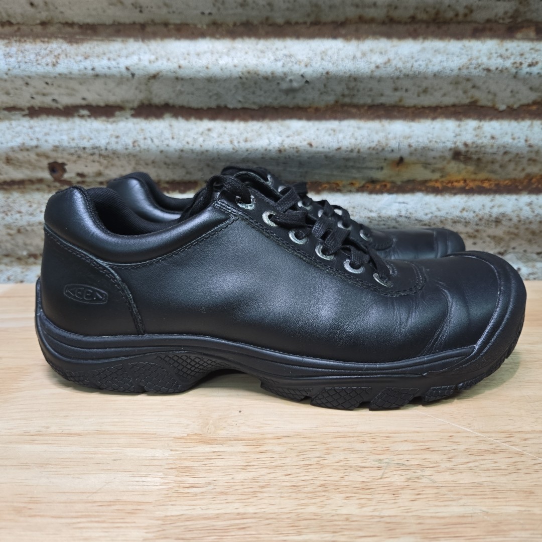 Keen Scarpe Uomo 10 Nero PTC Oxford Utility Antiscivolo Chef Lavoro 1006981
