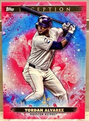 JERSEY NUMBER MATCH! 2024 Topps Inception Yordan Alvarez Red 44/99! ASTROS!
