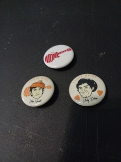 Monkees Pins Set Of 3 2014 Tour