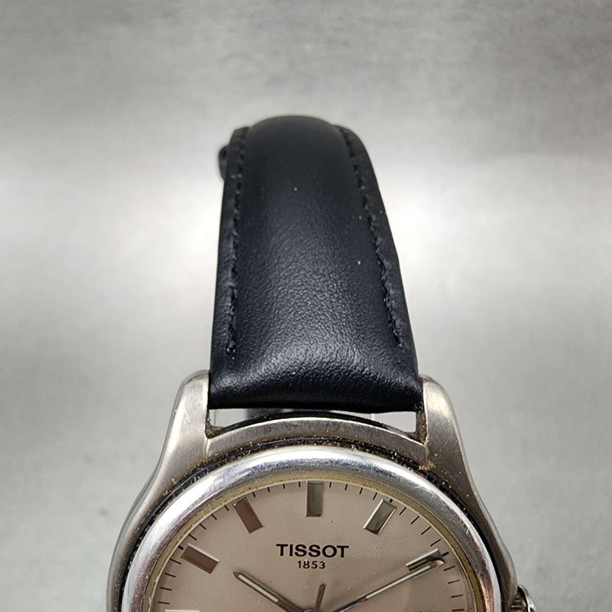 Tissot PR50 Watch Men 35mm Gray Dial Titanium Date Round J176/276K