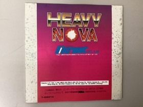 Heavy Nova Mega CD Game Japan MicroNet Robot Action Good Disk Japan 5n