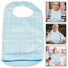 Elderly Adult Bibs Washable Food Catching for Senior Adults Women Eating