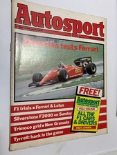 AUTOSPORT Magazine 21/03/1985; Silverstone F3000/ Tyrrell/ Trimoco