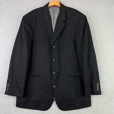 Giacca cappotto sportivo Karl Kani blazer uomo 44R nero super 100s lana testurizzata