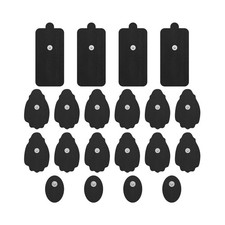 TENS Unit Electrode Pads NURSAL 20 Pack 3.5mm Snap EMS Replacement Pads for E...