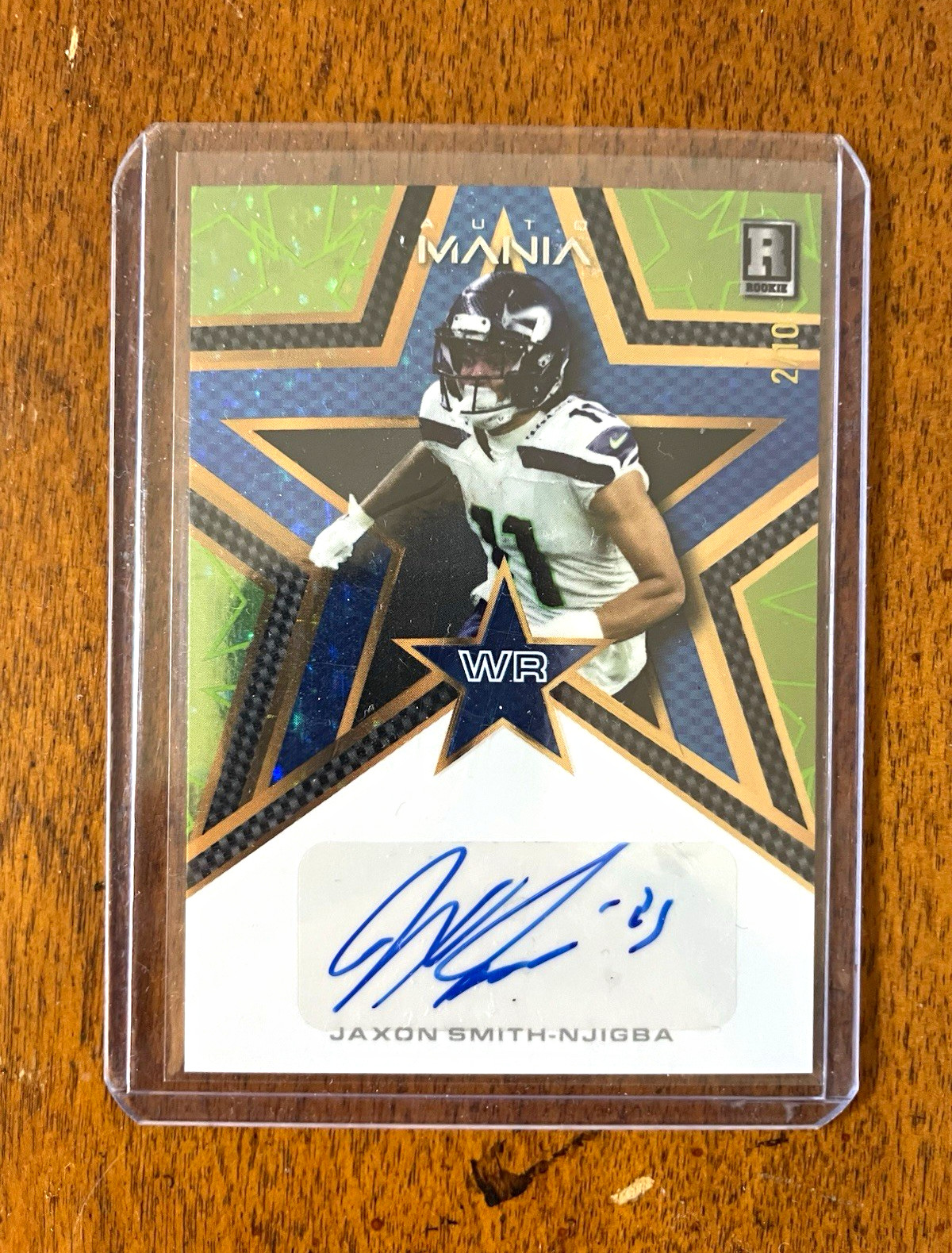 Jaxon Smith-Njigba Wild Card Auto Mania Pro Look Autographs #AMSA Base