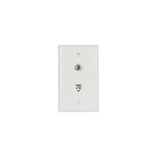 EATON Wiring 3535-4W Telecom/Data, One Size, White