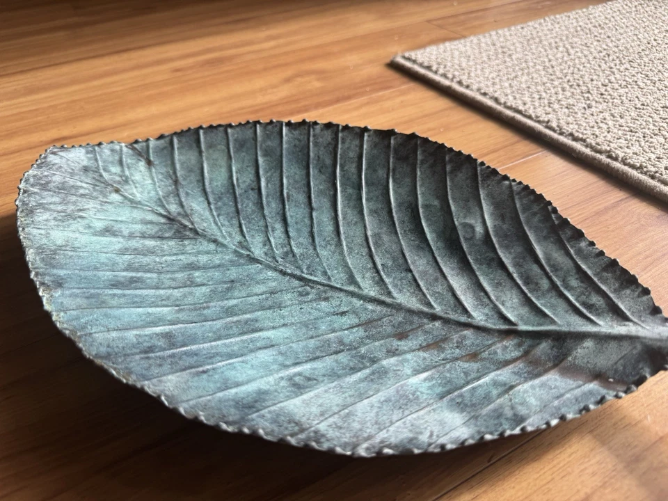 Rustic Leaf Collect All Trinket Tray Or Wall Hanging Decor Home Decor - Image 4 of 4