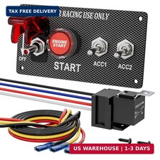 4 In 1 Toggle Switch Panel Dc 12v 30a Ignition Switch Panel Toggle Race Car Swit 4 In 1 Toggle Switch Panel Dc 12v 30a Ignition Switch Panel Toggle Race Car Swit
