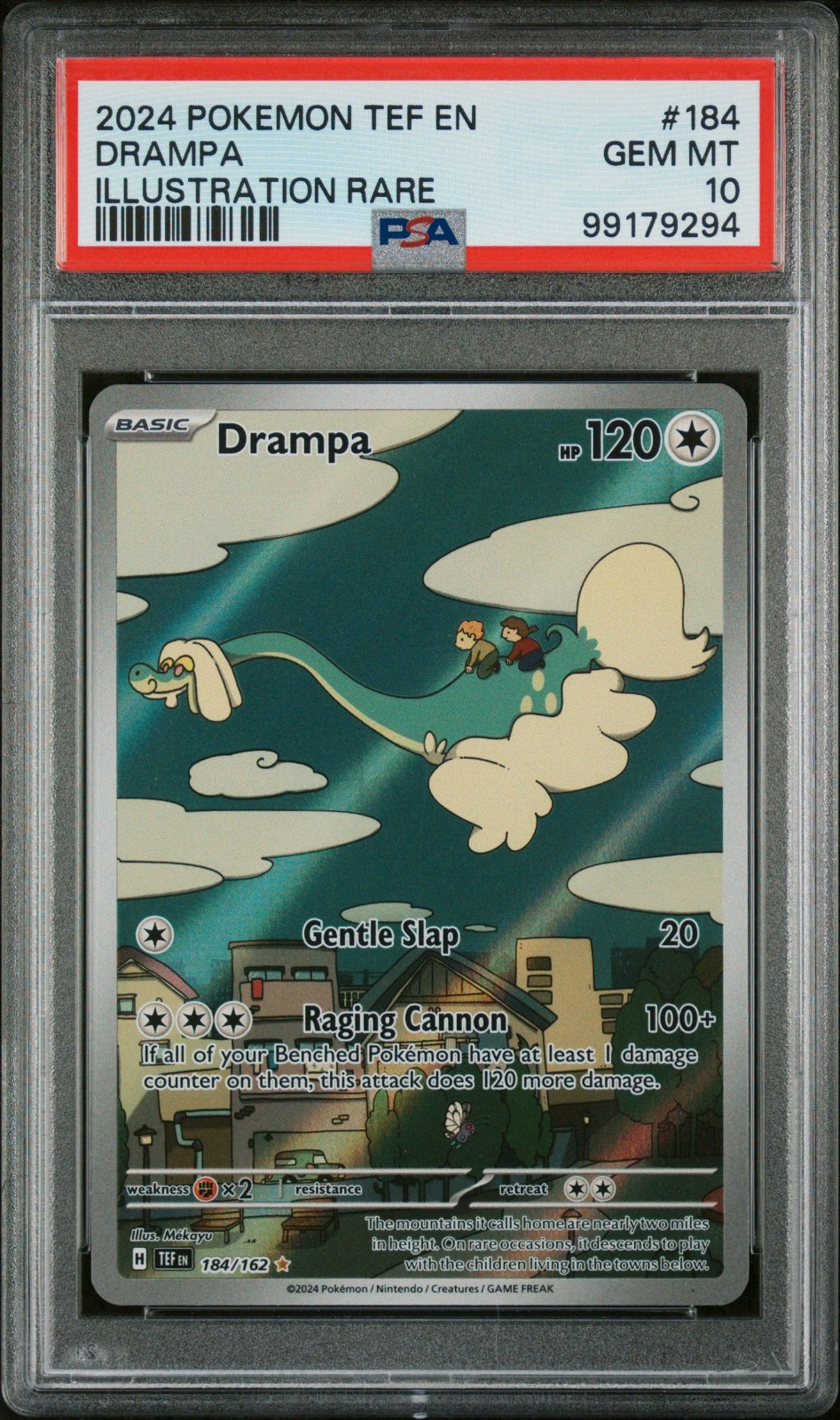 2024 Pokémon Drampa 184/162 Temporal Forces PSA 10 GEM MINT | eBay