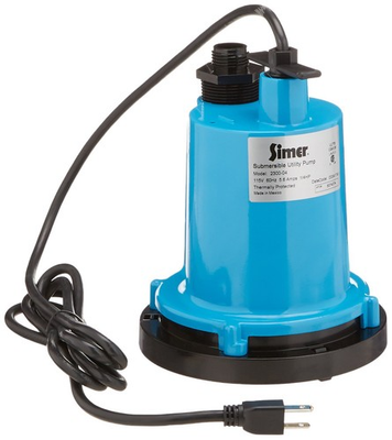 #ad Simer 2300 04 1 4 HP Submersible Utility Pump Geyser Classic Heavy duty $129.72