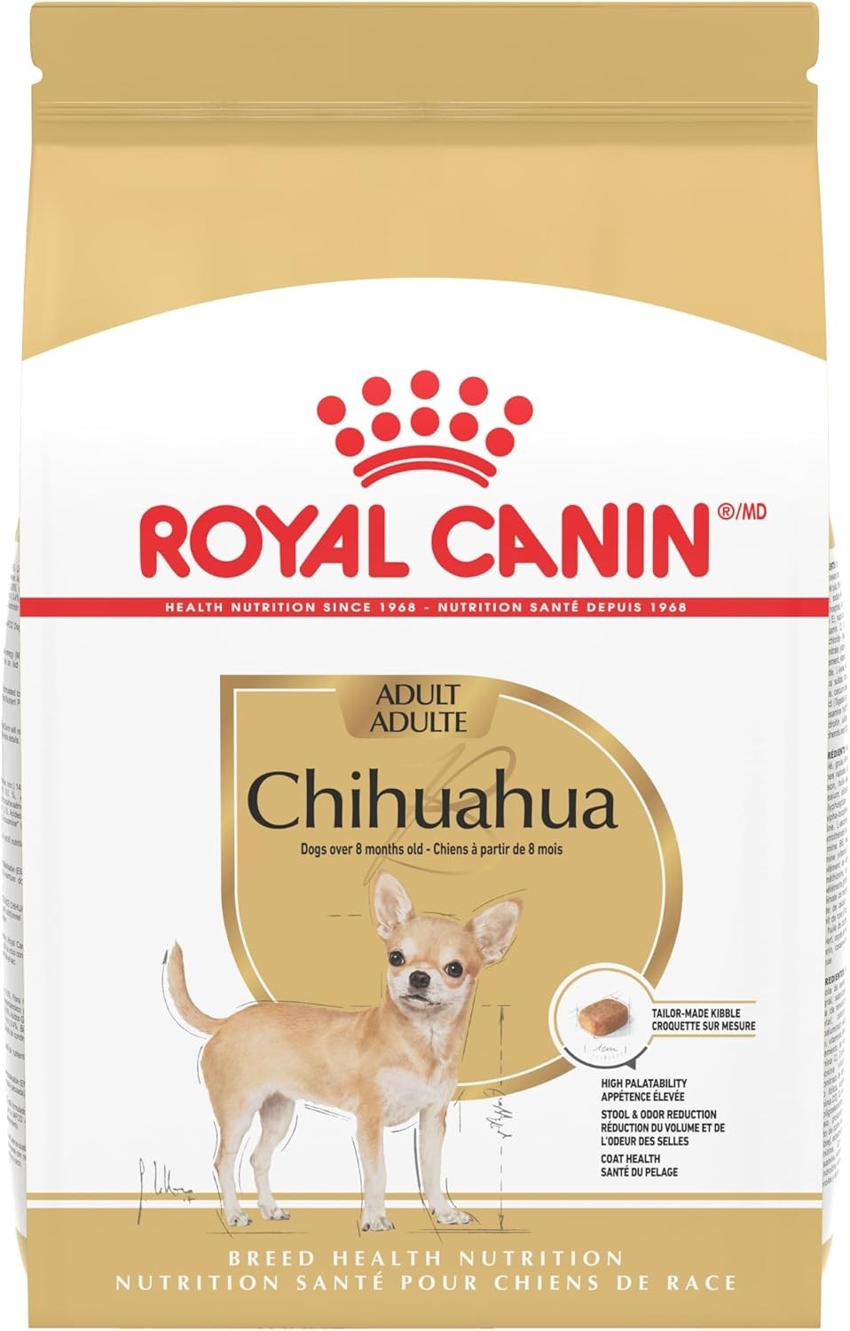 2.5lb Bag Breed Health Nutrition Chihuahua Adult Dry Dog Foo