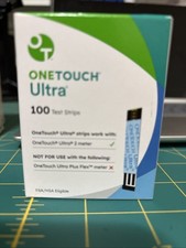 One Touch Ultra Test Strips 100 ct exp 12/31/2024EXPIRED