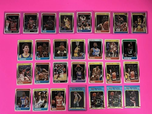 1988-89 Fleer Basketball Lot 29 Cards & Stickers Michael Jordan PIPPEN RODMAN RC