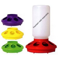 Miller Manufacturing Purple Feeder Base 1 Quart Plastic Miller 806