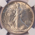 1917 P Walking Liberty Half Dollar, NGC MS62, Fantastic Early Walker!