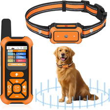 3-In-1 Wireless Dog Fence System: Ultra-Precise 1Ft, Electric Shock Fence Featu