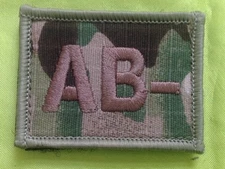 AB Negative Mtp Blood Group Patch