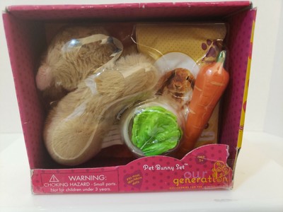 our generation pet bunny set