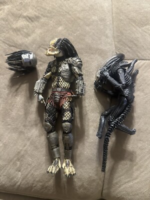 NECA CLASSIC UNMASKED PREDATOR HORROR MOVIE ACTION FIGURE SERIES 1 ALIEN VS AVP